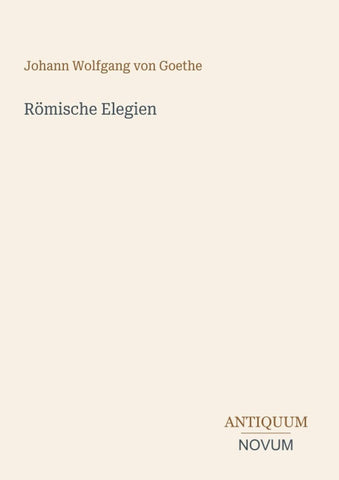Römische Elegien