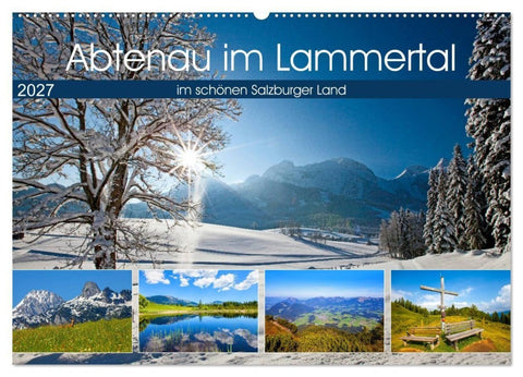 Abtenau im Lammertal (Wandkalender 2027 DIN A2 quer), CALVENDO Monatskalender