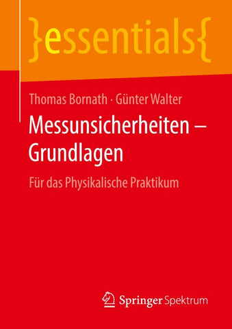 Messunsicherheiten – Grundlagen