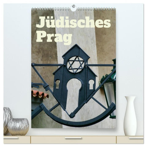 Jüdisches Prag (hochwertiger Premium Wandkalender 2027 DIN A2 hoch), Kunstdruck in Hochglanz
