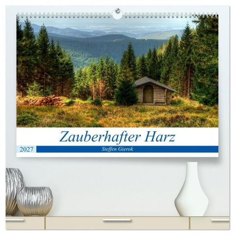 Zauberhafter Harz (hochwertiger Premium Wandkalender 2027 DIN A2 quer), Kunstdruck in Hochglanz