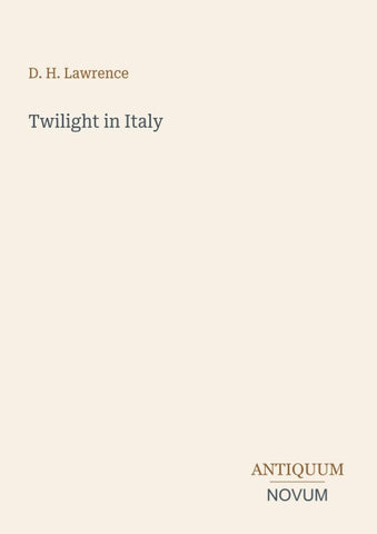 Twilight in Italy