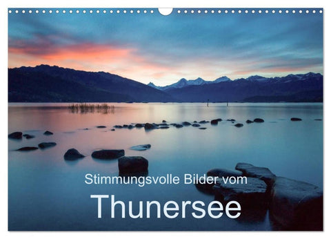 Stimmungsvolle Bilder vom Thunersee (Wandkalender 2026 DIN A3 quer), CALVENDO Monatskalender