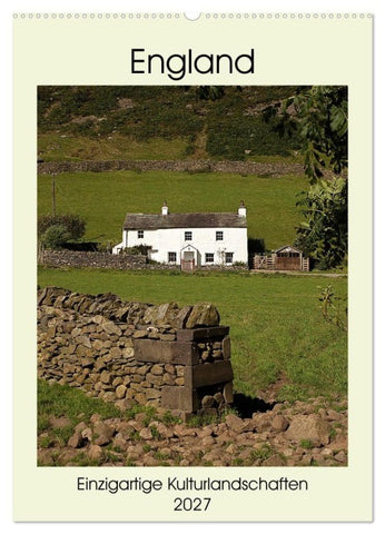 England - Einzigartige Kulturlandschaften (Wandkalender 2027 DIN A2 hoch), CALVENDO Monatskalender