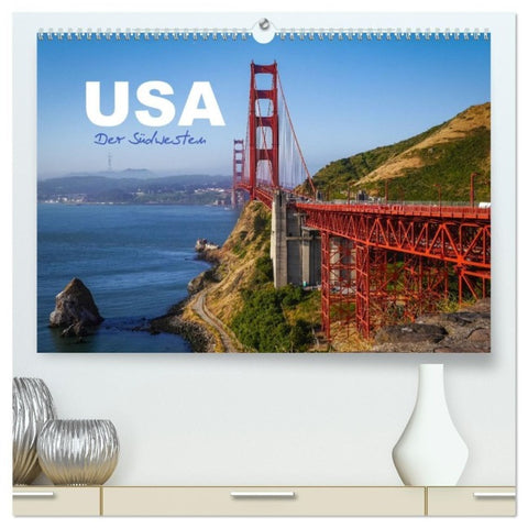 USA - Der Südwesten (hochwertiger Premium Wandkalender 2027 DIN A2 quer), Kunstdruck in Hochglanz