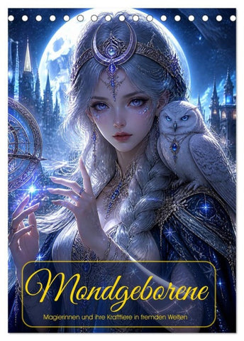 Mondgeborene (Tischkalender 2027 DIN A5 hoch), CALVENDO Monatskalender