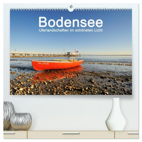 Bodensee - Uferlandschaften im schönsten Licht 2026 (hochwertiger Premium Wandkalender 2026 DIN A2 quer), Kunstdruck in Hochglanz