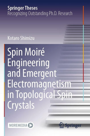 Spin Moiré Engineering and Emergent Electromagnetism in Topological Spin Crystals