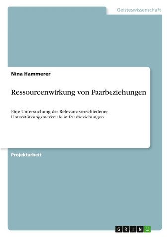 Ressourcenwirkung von Paarbeziehungen