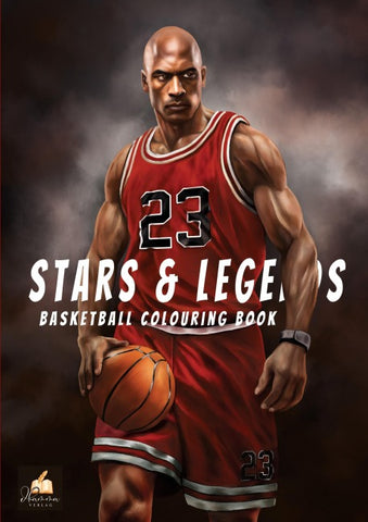 Basketball Colouring Book - STARS & LEGENDS