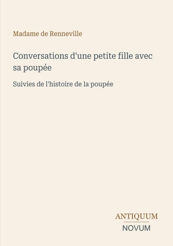 Conversations d'une petite fille avec sa poupée