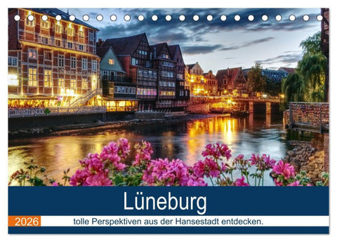 Lüneburg (Tischkalender 2026 DIN A5 quer), CALVENDO Monatskalender