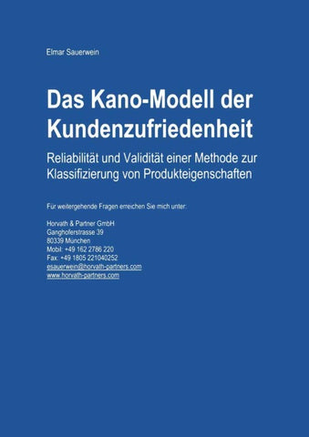Das Kano-Modell der Kundenzufriedenheit