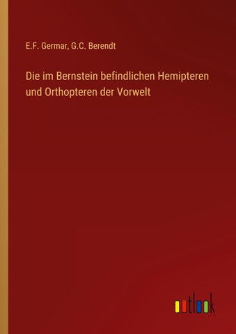 Die im Bernstein befindlichen Hemipteren und Orthopteren der Vorwelt