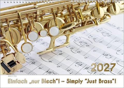 Blech-Instrumente – Musik-Kalender 2027, DIN A4