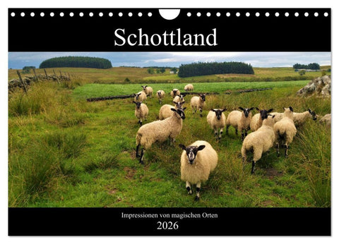Schottland - Impressionen von magischen Orten (Wandkalender 2026 DIN A4 quer), CALVENDO Monatskalender