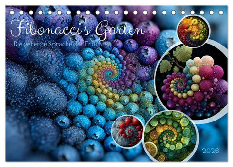 Fibonacci's Garten (Tischkalender 2026 DIN A5 quer), CALVENDO Monatskalender