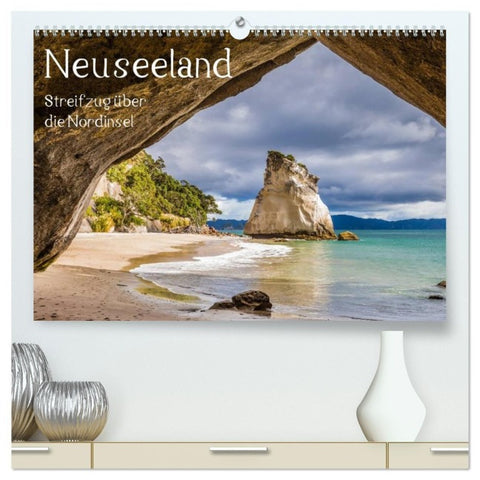 Neuseeland - Streifzug über die Nordinsel / CH-Version (hochwertiger Premium Wandkalender 2027 DIN A2 quer), Kunstdruck in Hochglanz
