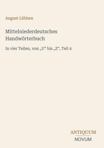 Mittelniederdeutsches Handwörterbuch