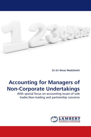 Accounting for Managers of Non-Corporate Undertakings