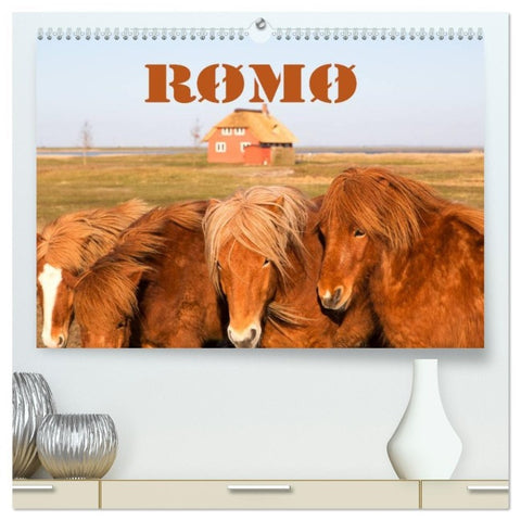 Rømø (hochwertiger Premium Wandkalender 2026 DIN A2 quer), Kunstdruck in Hochglanz