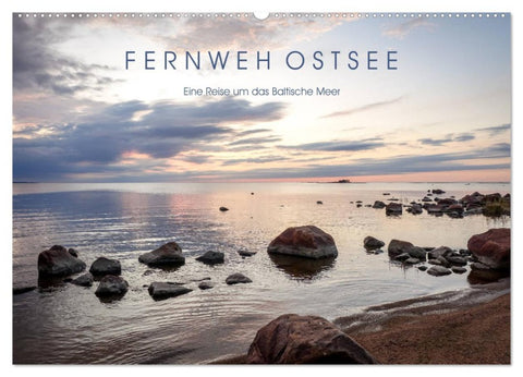 Fernweh Ostsee (Wandkalender 2026 DIN A2 quer), CALVENDO Monatskalender