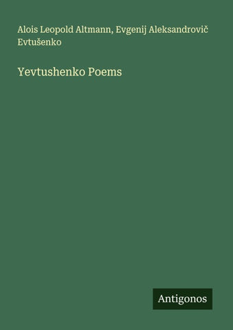 Yevtushenko Poems