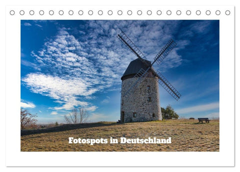 Fotospots in Deutschland (Tischkalender 2027 DIN A5 quer), CALVENDO Monatskalender