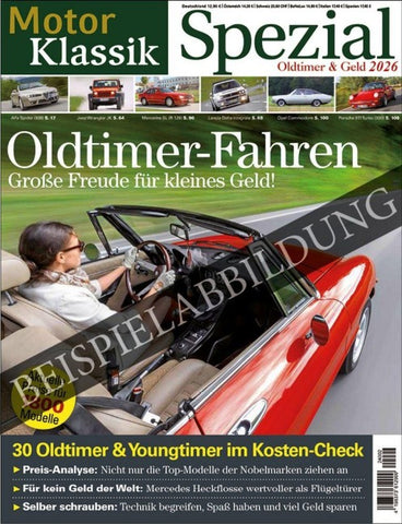 Motor Klassik Spezial Oldtimer & Geld