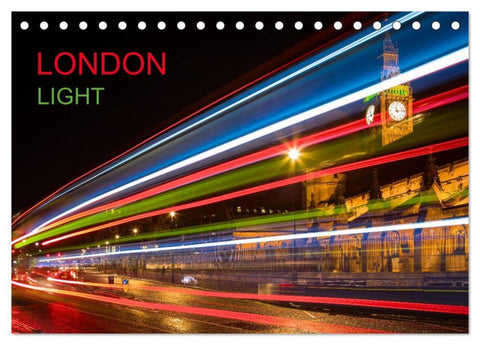 London Light (Tischkalender 2026 DIN A5 quer), CALVENDO Monatskalender