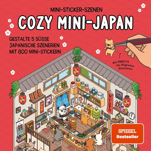 Mini-Sticker-Szenen - Cozy Mini-Japan I 3D-Sticker