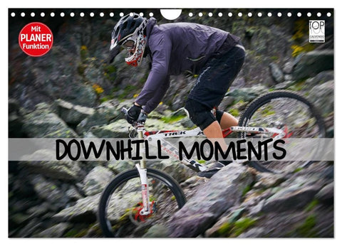 Downhill Moments (Wandkalender 2026 DIN A4 quer), CALVENDO Monatskalender