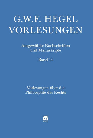 Vorlesungen über die Philosophie des Rechts