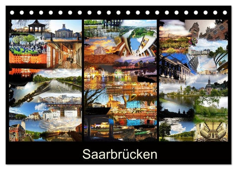 Saarbrücken (Tischkalender 2027 DIN A5 quer), CALVENDO Monatskalender