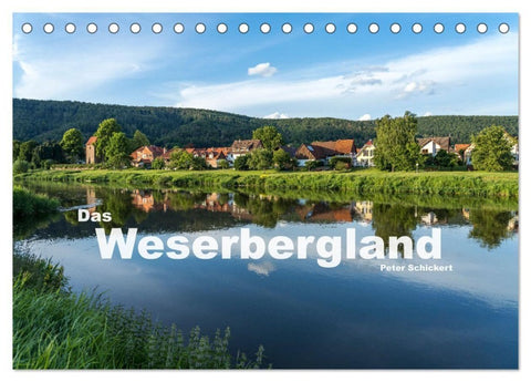 Das Weserbergland (Tischkalender 2027 DIN A5 quer), CALVENDO Monatskalender