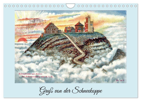 Gruß von der Schneekoppe (Wandkalender 2026 DIN A4 quer), CALVENDO Monatskalender
