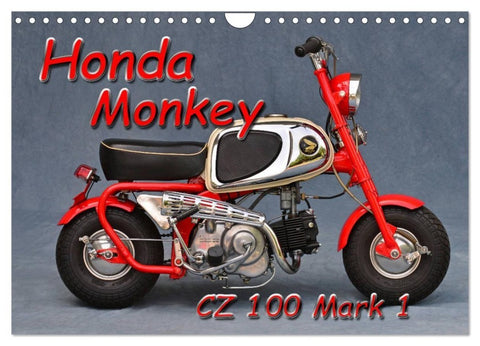 Honda Monkey CZ Mark 1 (Wandkalender 2027 DIN A4 quer), CALVENDO Monatskalender