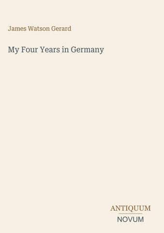 My Four Years in Germany