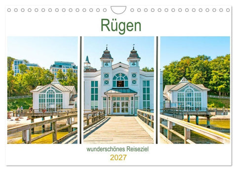Rügen - wunderschönes Reiseziel (Wandkalender 2027 DIN A4 quer), CALVENDO Monatskalender