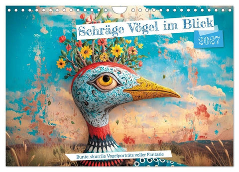 Schräge Vögel im Blick (Wandkalender 2027 DIN A4 quer), CALVENDO Monatskalender