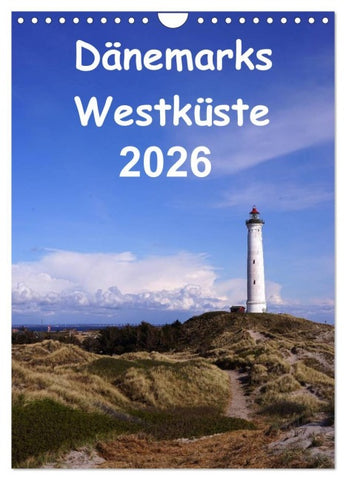 Dänemarks Westküste 2026 (Wandkalender 2026 DIN A4 hoch), CALVENDO Monatskalender