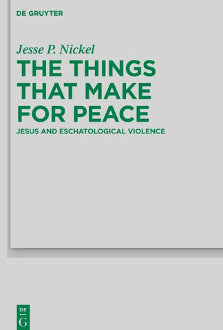 The Things that Make for Peace
