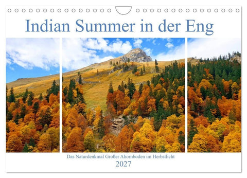 Indian Summer in der Eng - Das Naturdenkmal Großer Ahornboden (Wandkalender 2027 DIN A4 quer), CALVENDO Monatskalender