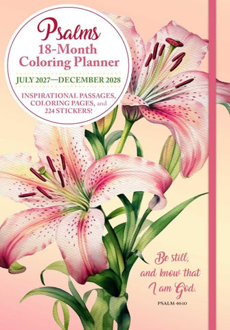 Psalms 18-Month Coloring Planner