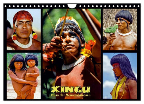 XINGU - Fluss der Menschenwesen (Wandkalender 2027 DIN A4 quer), CALVENDO Monatskalender