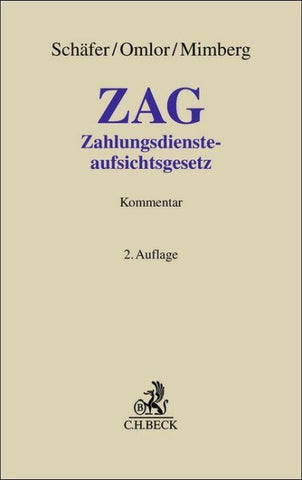 Zahlungsdiensteaufsichtsgesetz. ZAG