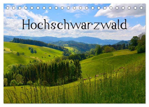 Hochschwarzwald (Tischkalender 2026 DIN A5 quer), CALVENDO Monatskalender