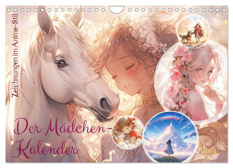 Der Mädchen-Kalender (Wandkalender 2027 DIN A4 quer), CALVENDO Monatskalender