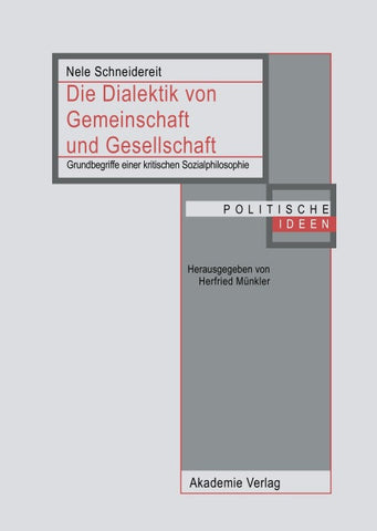 Die Dialektik von Gemeinschaft und Gesellschaft