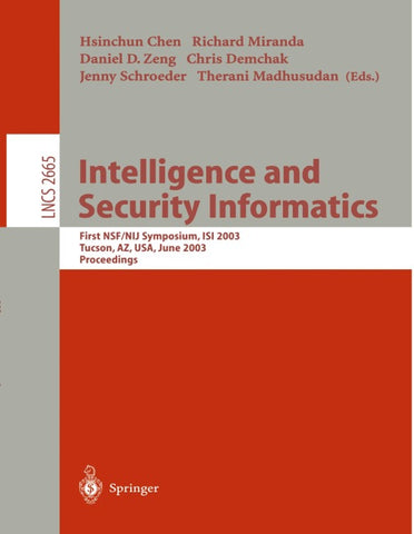 Intelligence and Security Informatics